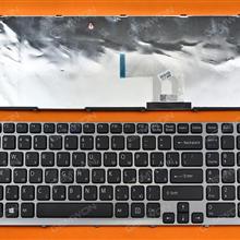 SONY SVE15 GRAY FRAME BLACK(For Win 8 OS) RU N/A Laptop Keyboard (OEM-A)