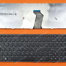 LENOVO  V570 B570 B590 BLACK FRAME BLACK(For Win8) US V117020XS2 Laptop Keyboard (OEM-B)