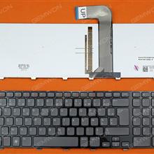 DELL NEW Inspiron 17R N7110 BLACK FRAME GRAY(Backlit) FR N/A Laptop Keyboard (OEM-B)