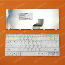 ACER Aspire ONE D260/GATEWAY LT21 WHITE US N/A Laptop Keyboard (OEM-B)