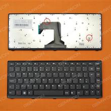 LENOVO S400 BLACK FRAME BLACK UK 25205136 V127920JK1 Laptop Keyboard (OEM-B)