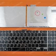 TOSHIBA L850 GRAY FRAME GLOSSY Backlit WIN8 GR V130426BK3  6037B0077614 Laptop Keyboard (OEM-B)