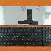 TOSHIBA P750 P750D P755 P755D Qosmio X770 X775 BLACK FRAME BLACK US MP-09N53US6698  PK130IU2B00 Laptop Keyboard (OEM-B)