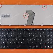LENOVO Ideapad Z580 V580 G580 BLACK FRAME BLACK OEM FR 340-09A    NB24 Laptop Keyboard (OEM-B)
