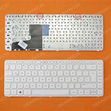 HP Pavilion 14-N WHITE FRAME WHITE(Win8) LA 740103-161 Laptop Keyboard (OEM-B)