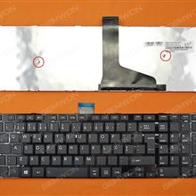 TOSHIBA C55-A GLOSSY FRAME BLACK(For Win8) PO 9Z.N7USU.P06  NSK-TVPSU06 Laptop Keyboard (OEM-B)