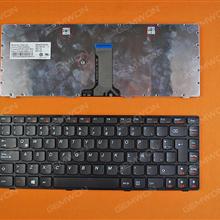 LENOVO Z380 Z480 Z485 G480 G485 BLACK FRAME BLACK(For Win8,Version 2)) LA 9Z.N9BSC.31E  BH3SC Laptop Keyboard (OEM-B)