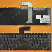 DELL Vostro 3550/XPS L502/New Inspiron 14R/Inspiron N4110 M4110 N4050 M4040 N5050 M5050 M5040 N5040 N411Z BLACK FRAME BLACK ( Win8 ) BR N/A Laptop Keyboard (OEM-B)