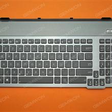 ASUS G55 GRAY FRAME BLACK With Backlit Board (For Win8) US N/A Laptop Keyboard (OEM-B)