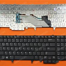 DELL Latitude E6520 BLACK(With Point stick,For Win8) US 0M8F00 Laptop Keyboard (OEM-A)