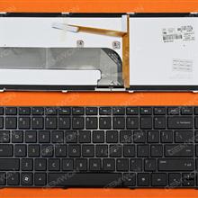 HP DV4-3000 GLOSSY FRAME BLACK Backlit US SG-47110-XUA Laptop Keyboard (OEM-B)