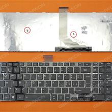 TOSHIBA S50-A S50D-A S50DT-A S50T-A S55-A S55D-A S55DT-A S55T-A GLOSSY FRAME BLACK(For Win8) IT V138126AK1 Laptop Keyboard (OEM-B)