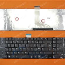 TOSHIBA S50-A S50D-A S50DT-A S50T-A S55-A S55D-A S55DT-A S55T-A GLOSSY FRAME BLACK(For Win8) FR V138126AK1 Laptop Keyboard (OEM-B)