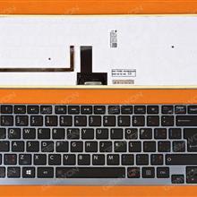 TOSHIBA U900 GRAY FRAME BLACK(For Win 8,Backlit) CA/CF NSK-TX3BC  4B+N8U04.201 Laptop Keyboard (OEM-B)