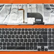 SONY SVE15 GRAY FRAME BLACK(Backlit,For Win8) PO AEHK5T030203A   9Z.N6CBQ.K06 Laptop Keyboard (OEM-B)