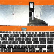 TOSHIBA S50-A S50D-A S50DT-A S50T-A S55-A S55D-A S55DT-A S55T-A Silver FRAME BLACK(For Win8) PO 9Z.N7USC.R06 Laptop Keyboard (OEM-B)