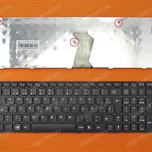 LENOVO Ideapad Z560 Z560A Z565A G570 BLACK FRAME BLACK OEM SP 340-09A Laptop Keyboard (OEM-B)