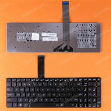 ASUS K55XI BLACK(GLOSSY baseboard,Without FRAME Without Foil) US MP-12F53US Laptop Keyboard (OEM-B)