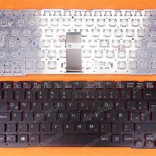 SONY SVE14A BLACK(Red side,For Backlit version,without FRAME,without foil,For Win8) LA 149114311LA 9Z.N6BBF.Q1E Laptop Keyboard (OEM-B)