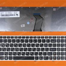 LENOVO Ideapad Z580 V580 G580 WHITE FRAME BLACK (For Win8) RU 25208185 Laptop Keyboard (OEM-B)