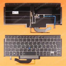 TOSHIBA Z10T GRAY FRAME BLACK(For Win8,Backlit,With Point Stick,Big Enter) RU 9Z.N8PBN.20R TW2BN Laptop Keyboard (OEM-B)