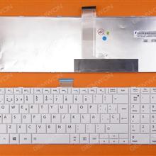 TOSHIBA C850 WHITE(For Win8) SP V130562BK3 Laptop Keyboard (OEM-B)