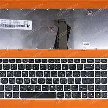 LENOVO Ideapad Z580 V580 G580 WHITE FRAME BLACK RU N/A Laptop Keyboard (OEM-B)