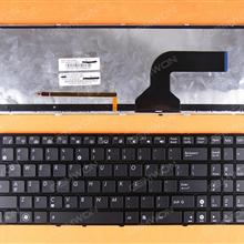ASUS G73 K52 GLOSSY FRAME BLACK Backlit US N/A Laptop Keyboard (OEM-B)