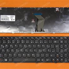 LENOVO Ideapad Z580 V580 G580 BLACK FRAME BLACK(For Win8) GR 25206732 PK130N23C9 9Z.N5SSC.N0G B5NSC Laptop Keyboard (OEM-B)