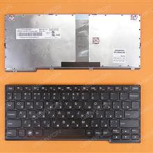 LENOVO IdeaPad S206 BLACK FRAME BLACK(Compatible with S110) RU N/A Laptop Keyboard (OEM-B)