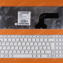 ASUS G60(G73 K52) WHITE FRAME WHITE IT N/A Laptop Keyboard (OEM-B)