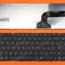 ASUS G60 BLACK FRAME BLACK OEM IT 52-101085  G60-USA Laptop Keyboard (OEM-A)
