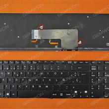 SONY SVF 15 BLACK With Backlit Board (Without FRAME,For Win8) SP N/A Laptop Keyboard (OEM-B)