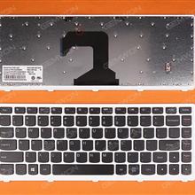 LENOVO S400 SILVER FRAME   BLACK(Win8) US 9Z.N7GSC.501 BC5SC Laptop Keyboard (OEM-A)