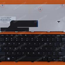 DELL Inspiron M101z BLACK FRAME BLACK US N/A Laptop Keyboard (OEM-B)