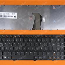 LENOVO Ideapad Z580 V580 G580 BLACK FRAME BLACK TR 25201850 Laptop Keyboard (OEM-B)