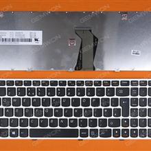 LENOVO Ideapad Z580 V580 G580 WHITE FRAME BLACK (For Win8) UK 25202847 Laptop Keyboard (OEM-B)