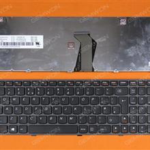 LENOVO Ideapad Z580 V580 G580 PURPLE FRAME BLACK (For Win8) UK 20208115 Laptop Keyboard (OEM-B)