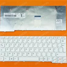 LENOVO S10-3 WHITE FRAME WHITE FR N/A Laptop Keyboard (OEM-B)
