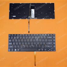 ACER AS3830T BLACK(For Win8,Backlit) US R50BW 1D 9Z.N9LBW.01 Laptop Keyboard (OEM-B)