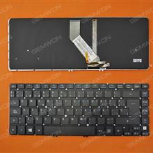 ACER V5-471 V5-431 M5-481 BLACK(with Backlit board,For Win8) SP R2HBW 0S 9Z.N8DBW.H0S Laptop Keyboard (OEM-B)