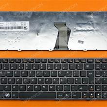 LENOVO  V570 B570 B590 PURPLE FRAME BLACK UK V117020KK1 25200958 Laptop Keyboard (OEM-B)