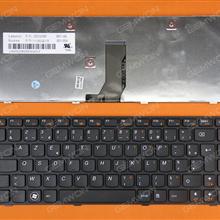 LENOVO Z380 Z480 Z485 G480 G485 BLACK FRAME BLACK FR 25202080 V-116920QK1-FR Laptop Keyboard (OEM-B)