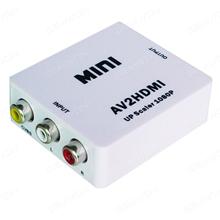 AV CVBS 3RCA to HDMI Video Converter Adapter 720p, 1080p Resolution,white Audio & Video Converter N/A
