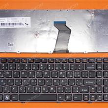 LENOVO  V570 B570 B590 PURPLE FRAME BLACK AR 25200972 V-117020KS1 Laptop Keyboard (OEM-B)