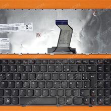 LENOVO  V570 B570 B590 PURPLE FRAME BLACK FR 25200970 V-117020KK1-FR Laptop Keyboard (OEM-B)