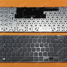SAMSUNG 355E5C BLACK FRAME BLACK(For Win8) GR PK130TZ1A13 9Z.N4NSC.20G BA75-04304C Laptop Keyboard (OEM-B)