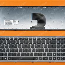 LENOVO Z500 GRAY FRAME BLACK(For Win8) US BF4SC 9Z.N8RSC.401 Laptop Keyboard (OEM-B)