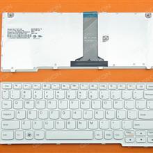 LENOVO IdeaPad S110 WHITE FRAME WHITE US BD1SU 9Z.N7ZSU.101 Laptop Keyboard (OEM-B)