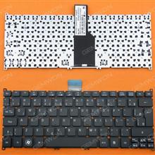 Acer S3-951 S3-391 S5-391 V5-171 Aspire One 725 756 TravelMate B1  BLACK(Smooth keycap) BR R12PC 9Z.N7WPC.21B Laptop Keyboard (OEM-B)